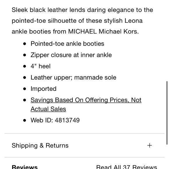 LEONA MICHAEL KORS LEATHER HEELS - Picture 9 of 9